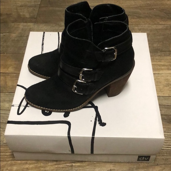 Black suede booties - Picture 6 of 7